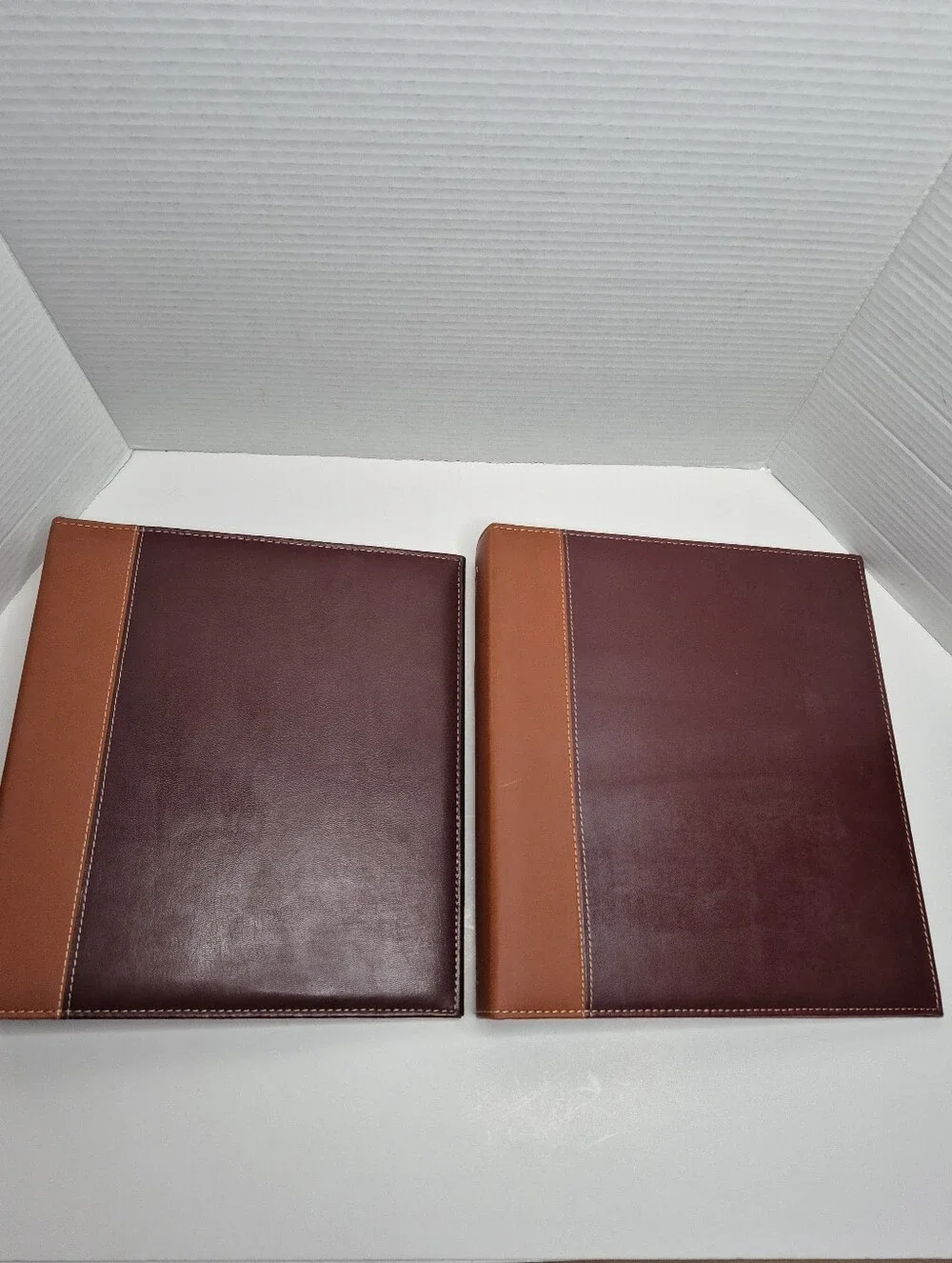 KVD KleerVu Deluxe Binder Albums Professional Home Office Vintage Lot of 2